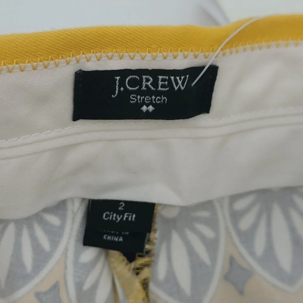 NWT J. Crew Stretch‎ City Fit Shorts Women's size 2